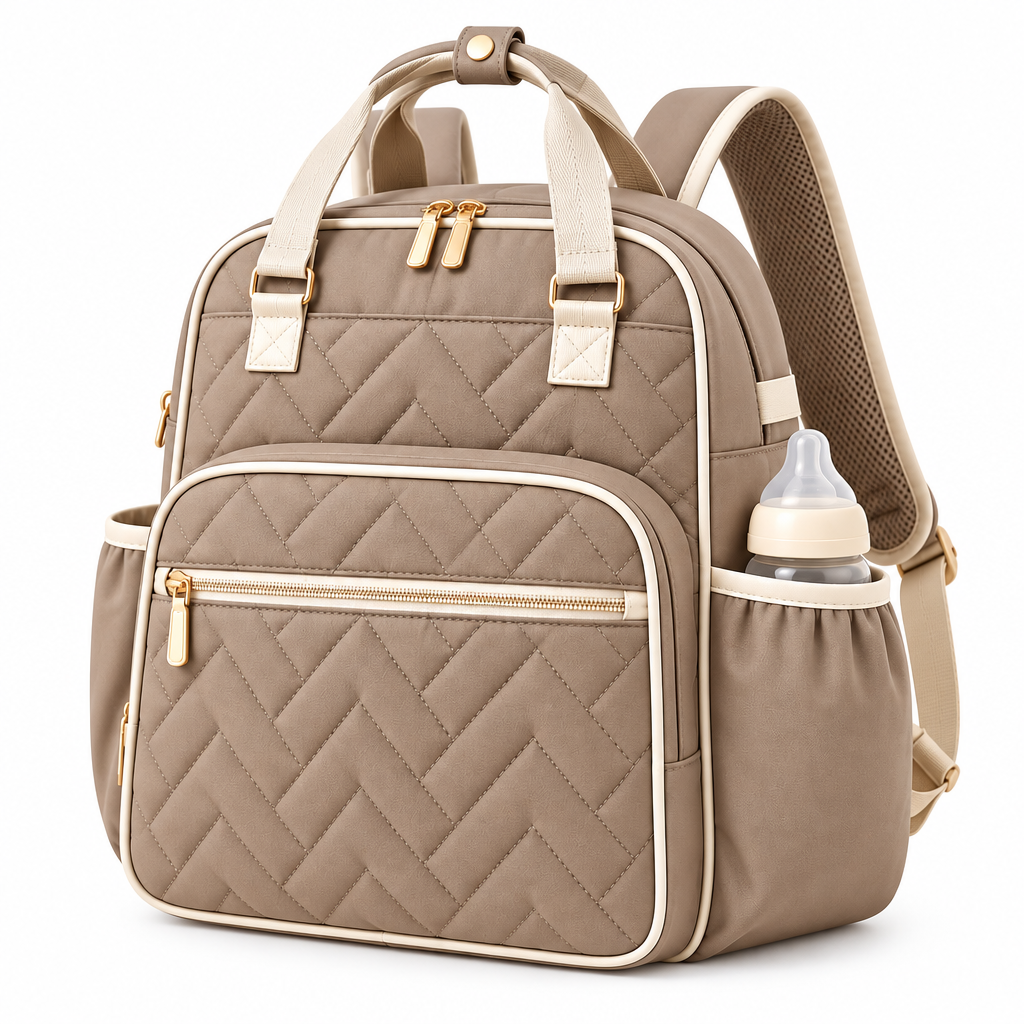 velmarden™ Quilted Diaper Backpack