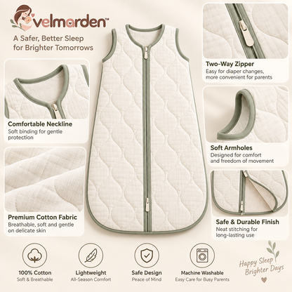 velmarden™ Quilted Baby Sleep Sack