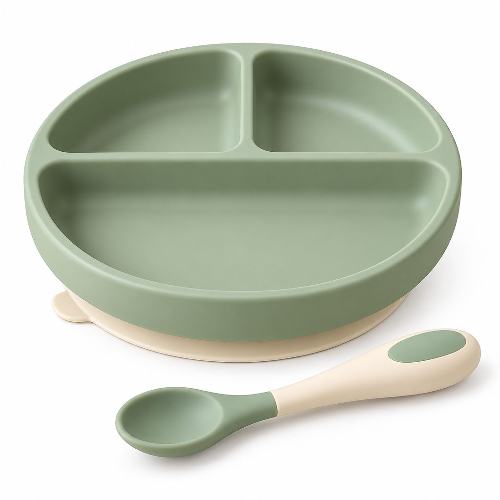 velmarden™ Silicone Suction Plate & Spoon Set