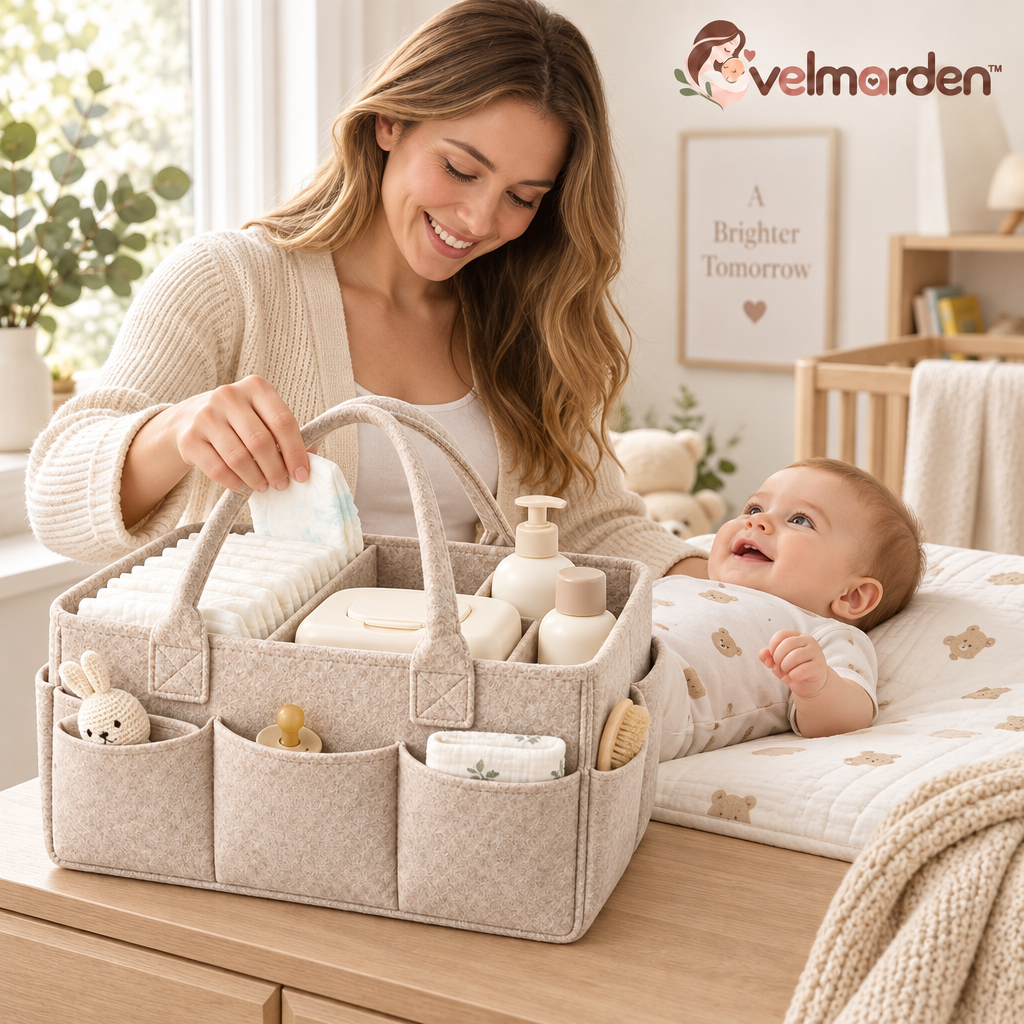 velmarden™ Portable Baby Essentials Caddy
