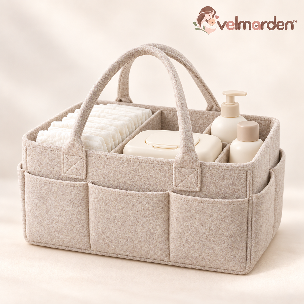 velmarden™ Portable Baby Essentials Caddy
