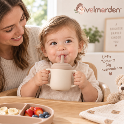 velmarden™ Easy-Grip Silicone Sippy Cup