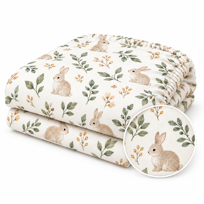 velmarden™ Woodland Organic Cotton Crib Sheet