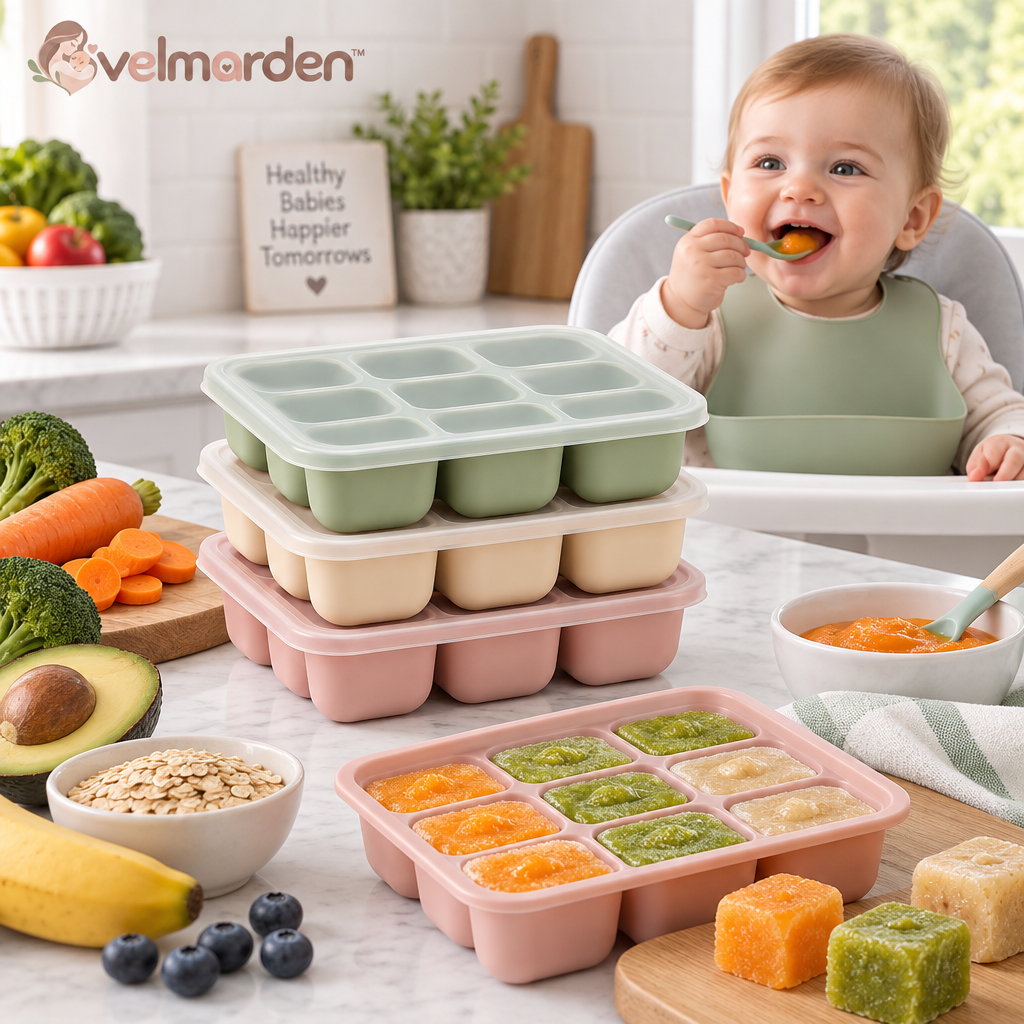 velmarden™ Silicone Baby Food Freezer Trays