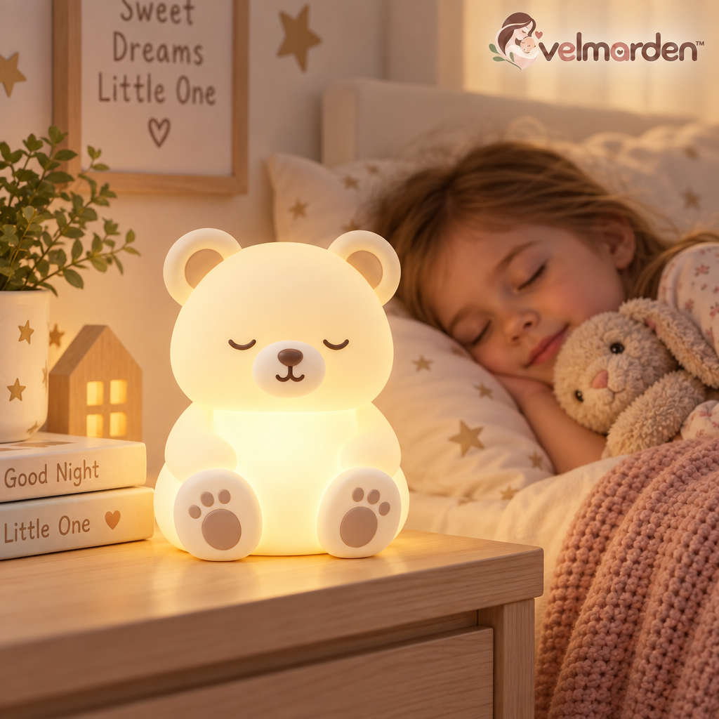 velmarden™ Sleepy Bear Nursery Night Light