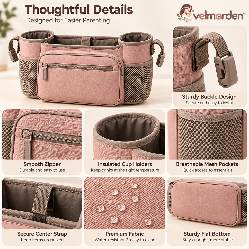 velmarden™ Universal Stroller Organizer Bag