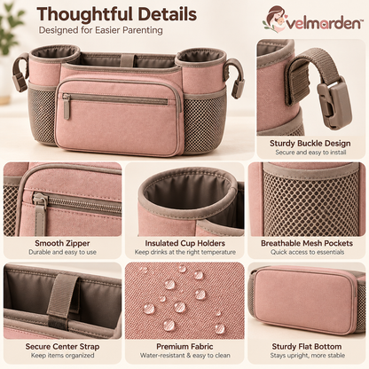 velmarden™ Universal Stroller Organizer Bag