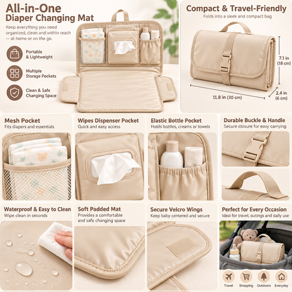 velmarden™ Foldable Travel Changing Mat